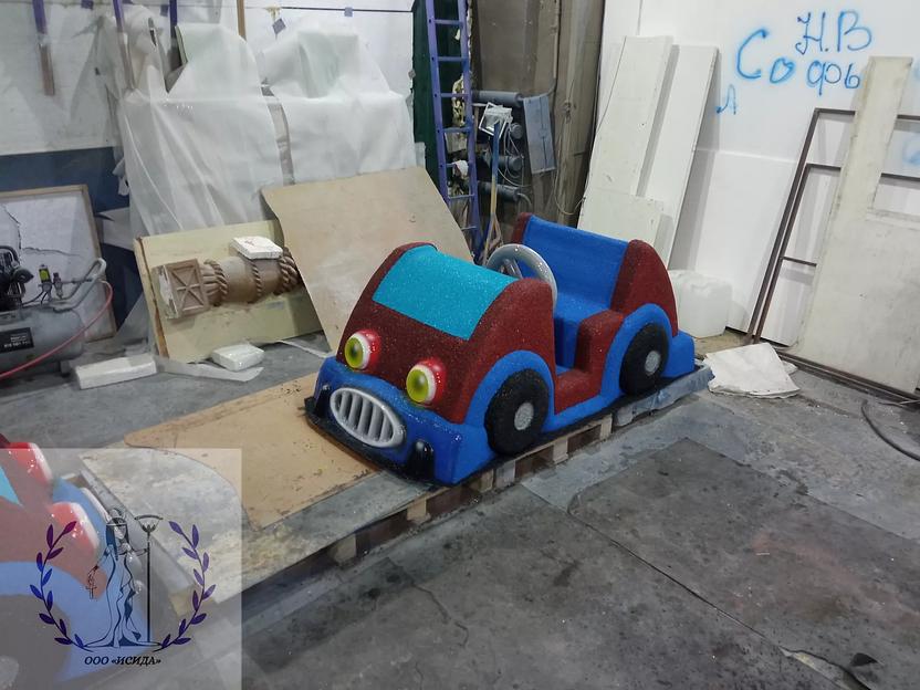 Фигура из стеклопластика «Машинка» фото 1