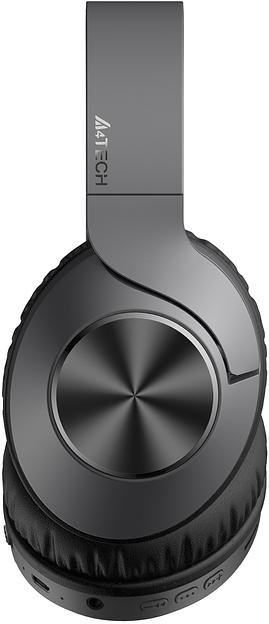 Наушники накладные A4Tech 2Drumtek BH300 черный беспроводные bluetooth оголовье (BH300 STONE BLACK) фото 2