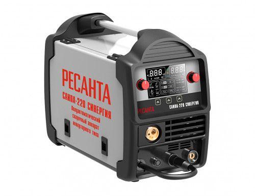 Сварочный аппарат Ресанта САИПА-220 СИНЕРГИЯ ММА DC/MIG-MAG/FCAW/TIG 9.2кВт фото 2