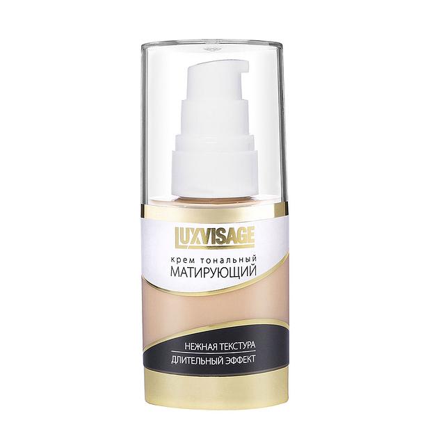 Lux visage крем тональный матирующий тон 12 ванильный беж 35г фото 1