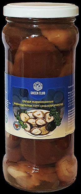 Грузди маринованные стекло «Green club» ОПТ фото 1