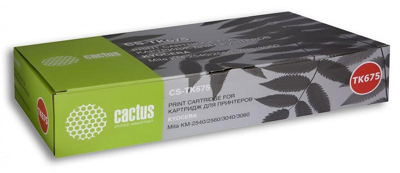 Картридж лазерный Cactus CS-TK675 черный (20000стр.) для Kyocera Mita KM 2540/2560/3040/3060 фото 1