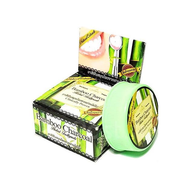 Coco blues тайская зубная паста бамбуковый уголь 30г фото 1