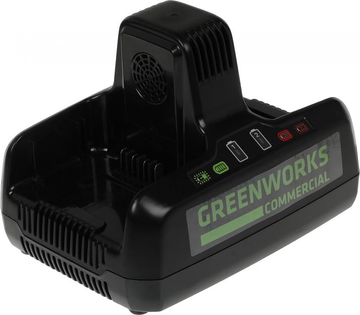 Greenworks Быстрое зарядное устройство для 2-х аккумуляторов Greenworks G82C2, 82V [2939007] фото 1