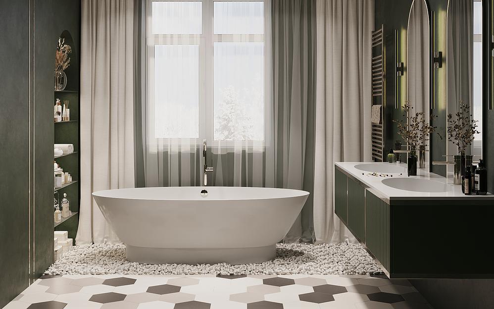 Ванна овальная отдельностоящая ESSE «BARBADOS» ОПТ фото 2