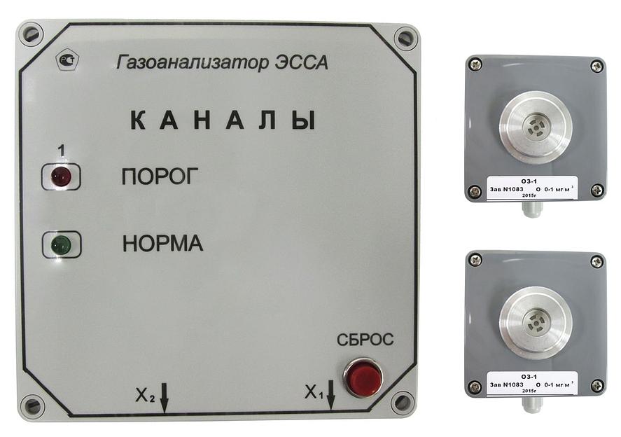 ЭССА-O2/12, исп. БС газоанализатор кислорода стационарный двенадцатиканальный фото 1