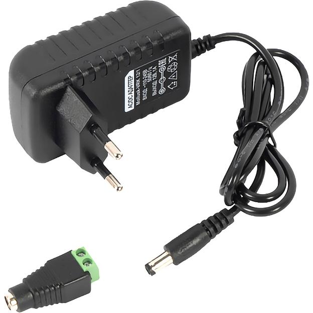 8830 Mollusk-VRK 12/1 источник питания 12В, 1А. Сетевой диапазон 110-245В встр. вилка Бастион MOLLUSK-VRK 12/1 фото 1