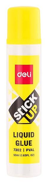 Клей жидкий Deli E7302 50мл прозрачный фото 1