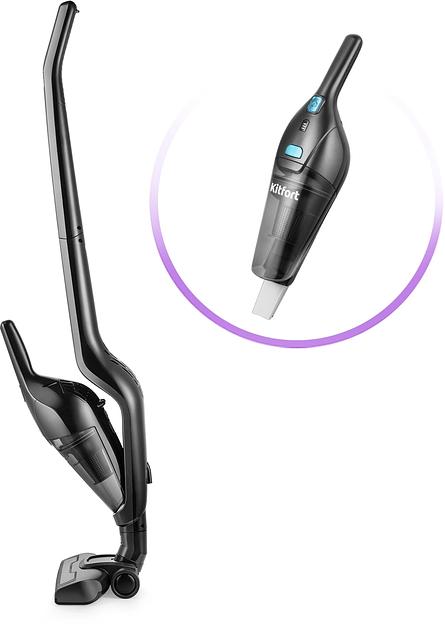 Пылесос ручной Kitfort КТ-5161-1 120Вт серый фото 6