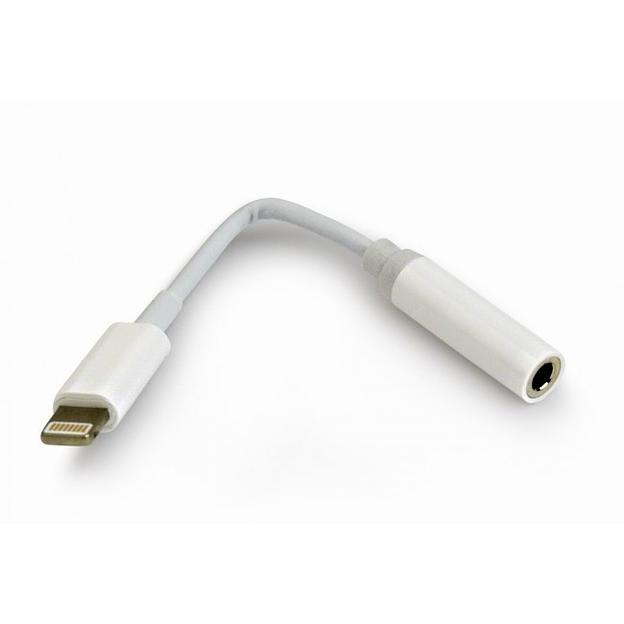 Cablexpert Переходник USB, Lightning/Jack3.5F, белый (CCA-LM3.5F-01-W) фото 1