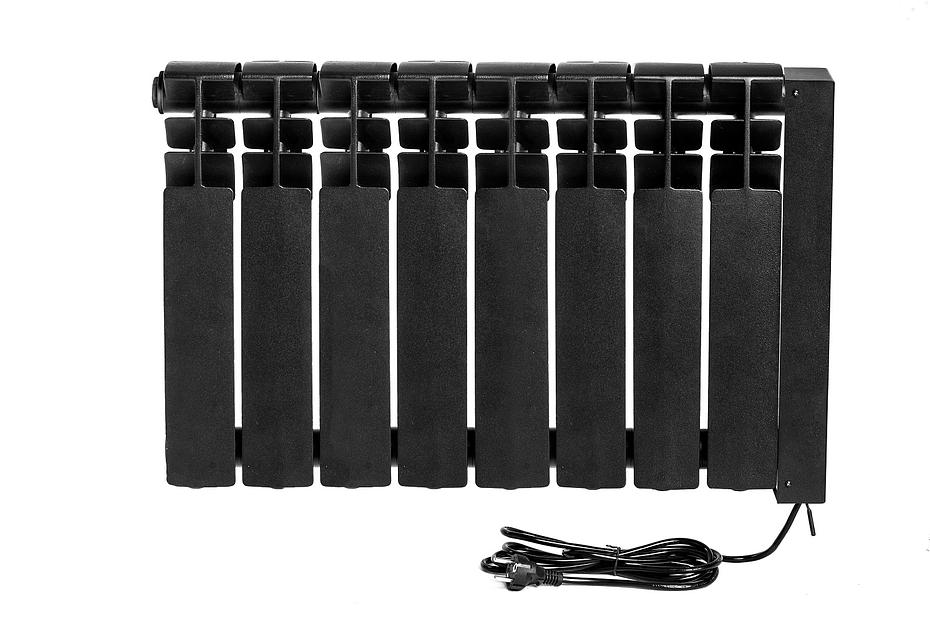 Электрический радиатор (обогреватель) «Normand» 8 чёрный ОПТ фото 2