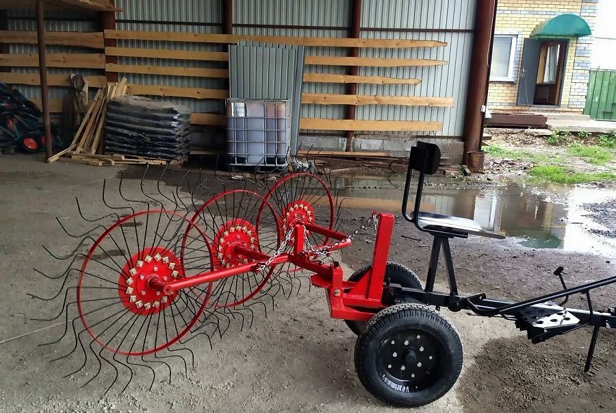 Ворошилка колесно-пальцевая ВМ-3 для мотоблока фото 4