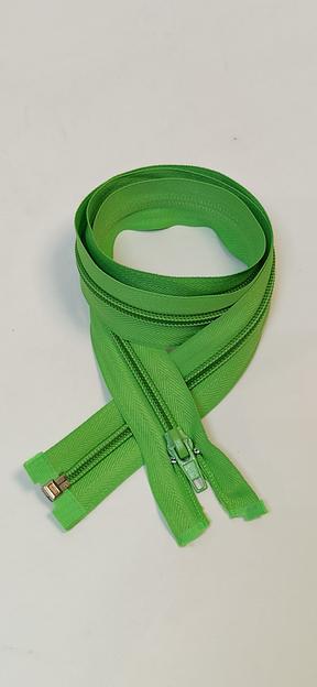 Молния спираль №5 80см. 1 зам. Салатовый фото 1