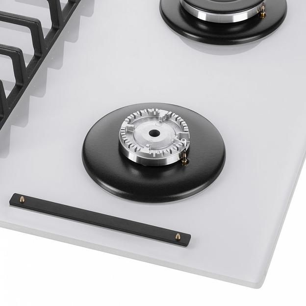 Газовая варочная поверхность Maunfeld EGHG.64.6CW/G белый фото 8