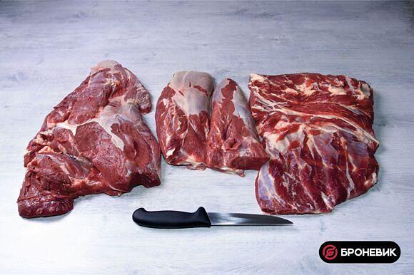 Мясо говяжье замороженное шейно-лопаточный отруб, опт фото 1