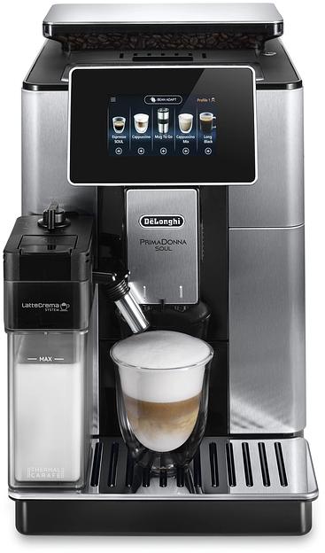 Кофемашина Delonghi ECAM610.75.MB 1450Вт черный/серебристый фото 2