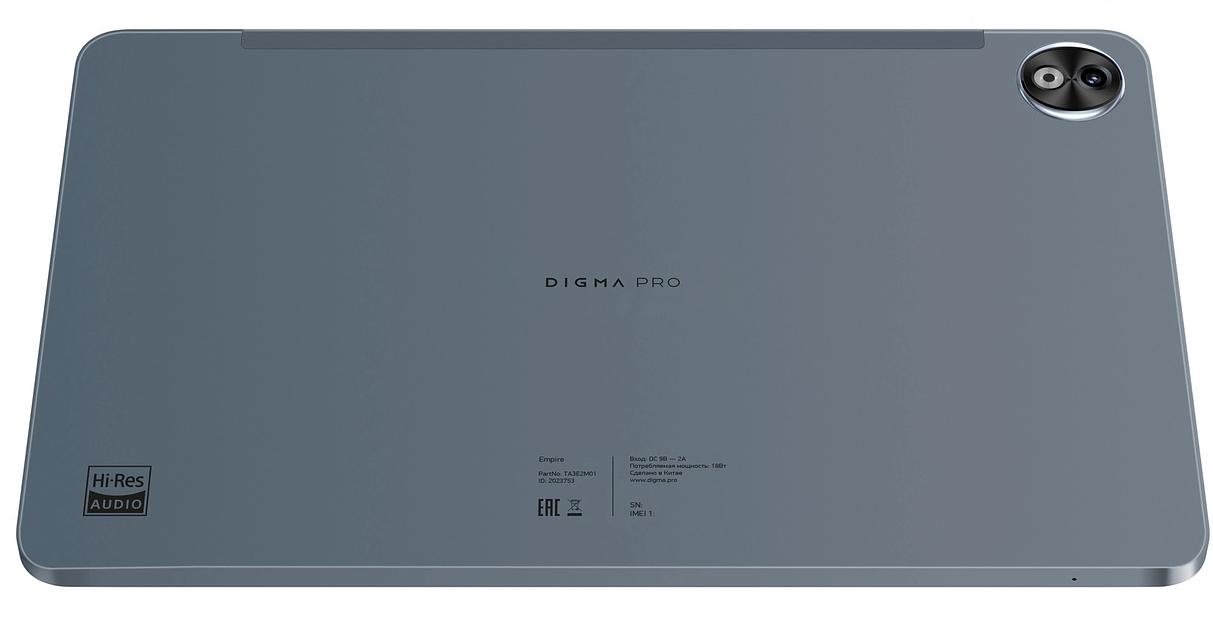 Планшет Digma Pro Empire G99 (2.2) 8C RAM8Gb ROM256Gb 12" In-Cell 2000x1200 4G 2Sim Android 14 серый 16Mpix 8Mpix BT WiFi microSD 2Tb 10000mAh фото 6