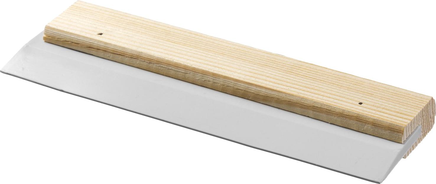 STAYER MAXFlat, 200 мм, эластичный деревянная ручка, белый, резиновый шпатель (1018-20) фото 1