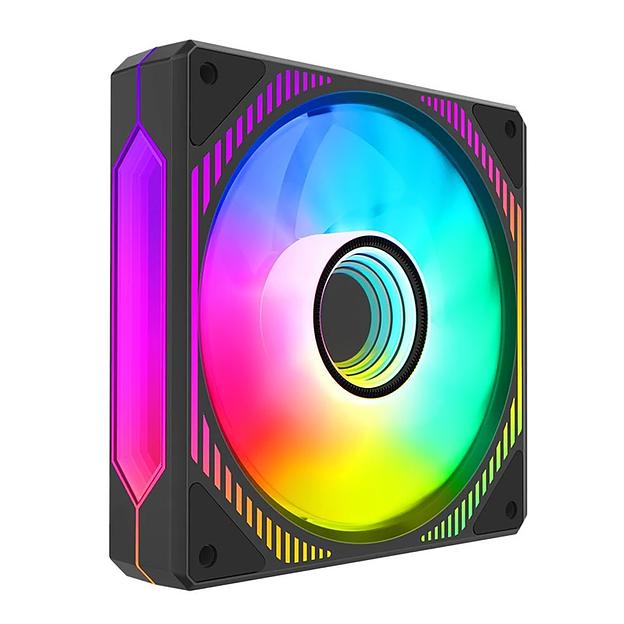 Вентилятор в корпус ALSEYE Cooling Fan 120x120x25mm DC 12V, 800-2000R.P.M.±10%, 61.5CFM±10%, 2.1mm H2O±10%, Hydraulic, ARGB фото 2