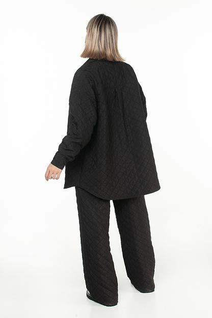 Брюки прямые  TR_008/BLK  фото 3