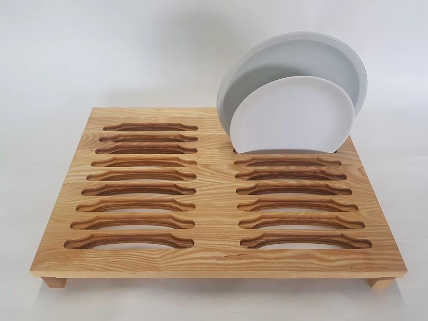 Деревянный держатель для тарелок PLATE-600 универсальный ОПТ фото 3