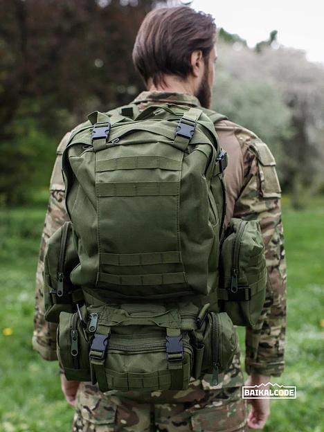 Рюкзак туристический «Хаки» фото 10