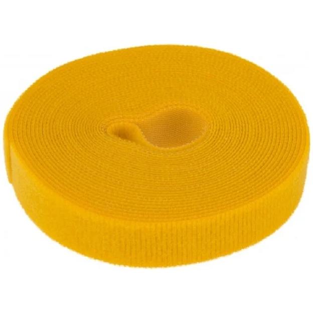 Rexant (07-7522) Лента-липучка многоразовая 5 м х 20мм, желтая (1 шт/уп) фото 1