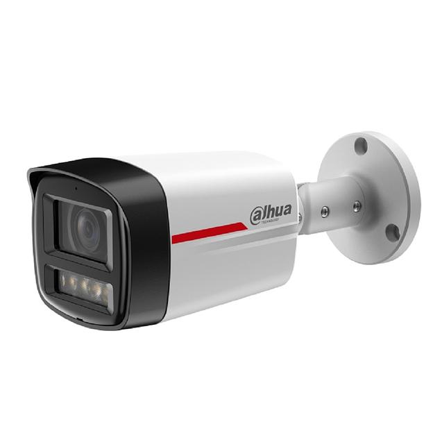 DAHUA DH-IPC-HFW2249TLP-S-LED-0360B-PRO Уличная цилиндрическая IP-видеокамера WizColor 2Мп, 1/2.9” CMOS, объектив 3.6мм, видеоаналитика, микрофон, LED 50м, IP67, металл фото 1