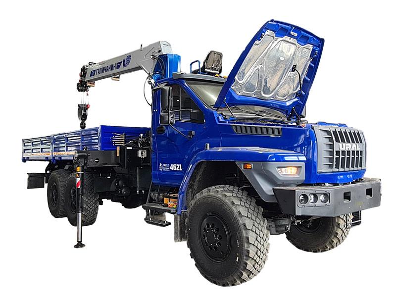 Автомобиль бортовой с КМУ Галичанин 150 на шасси УРАЛ 4320 Borus 4621 фото 1