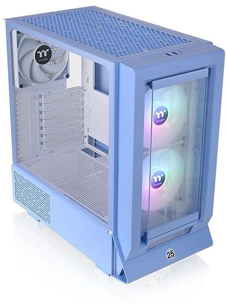 Корпус Thermaltake Ceres 350 MX Hydrangea голубой без БП ATX 3x140mm 2xUSB3.0 audio bott PSU фото 2