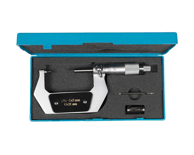 Микрометр с мал.изм.губ. МК-МП- 50 0,01 SHAN (госреестр № 75427-19) с поверкой фото 6