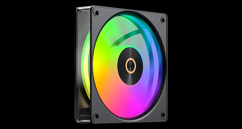 Вентилятор для корпуса Ocypus Gamma F12 Elite BK ARGB, 120x120x25mm, 4-PIN PWM, 600-1800 RPM, 26 DBA MAX, HYDRO BEARING фото 1