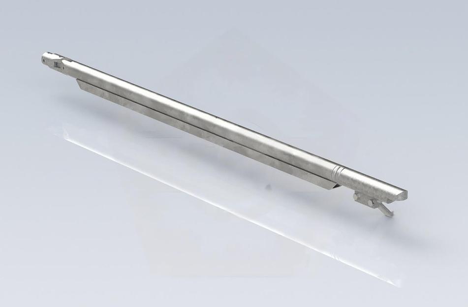 Телескопическое устройство усиленное, стрела отгрузки трубчатая выдвижная фото 1