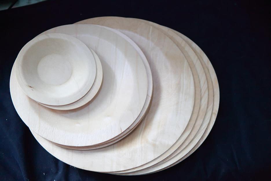 Тарелка салатная одноразовая, круглая 180 мм фото 6