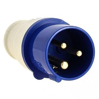 EKF ps-023-32-220 Вилка переносная 023 2Р+РЕ 32А 220В IP44 EKF PROxima фото 1