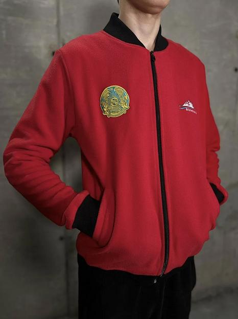 Пошив флисовой кофты с гербом фото 1