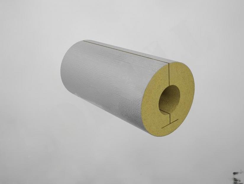 Цилиндры минераловатные кашированный алюминиевой фольгой ISOROLL® фото 1