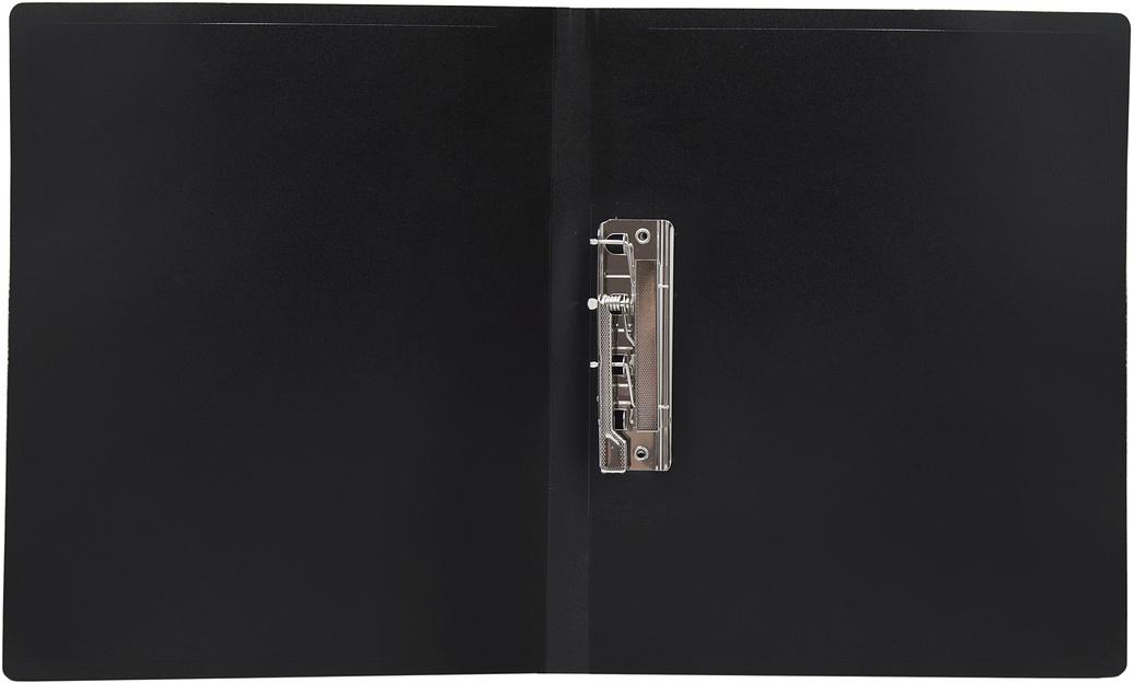 Папка метал.зажим Silwerhof Eco SE-04CBLK A4 пластик 0.5мм черный фото 4