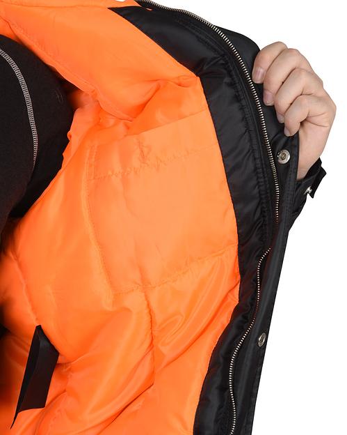 Костюм «Сириус-Аляска» зимний куртка и брюки, черный ОПТ фото 5