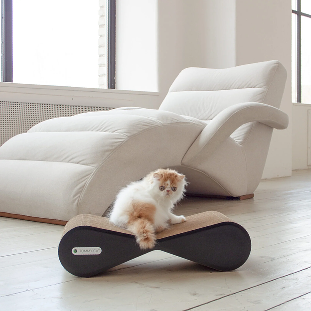 Когтеточка из картона Стик, Черный, опт фото 2