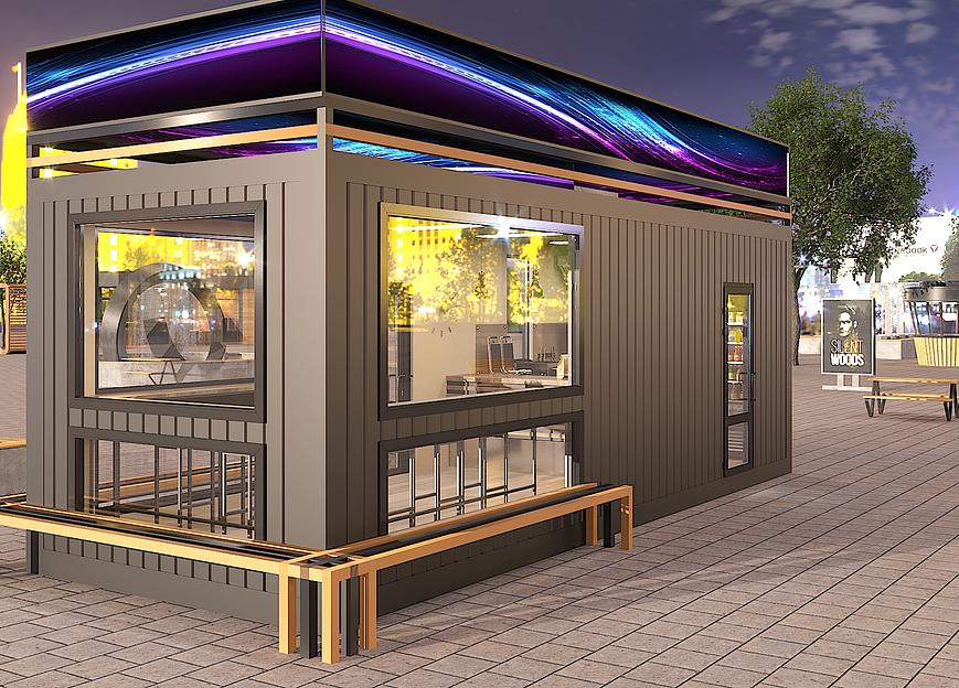 Здание модульное "Кафе" фото 3