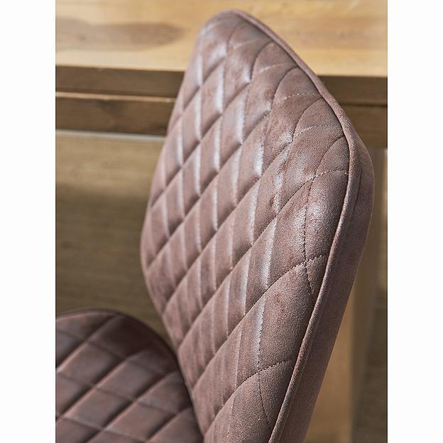 Стул Maril, экокожа, темно-коричневый фото 10