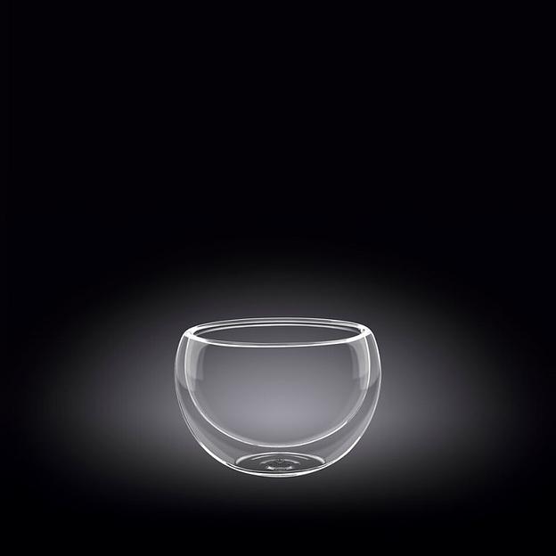 Соусник  80 мл. d=55 мм. с двойными стенками Термостекло Wilmax /6/216/ фото 1