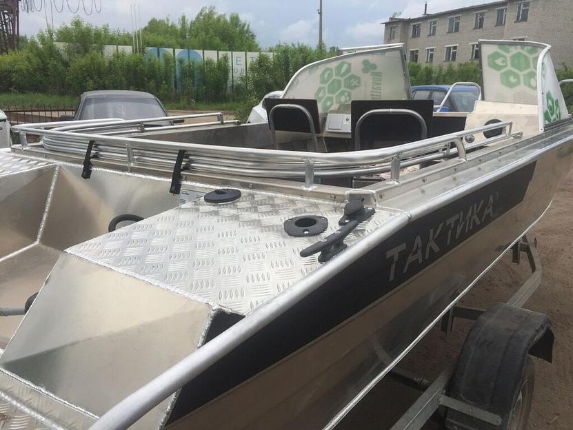 Алюминиевый катер Тактика 500 DC, 500*180*80 см фото 6