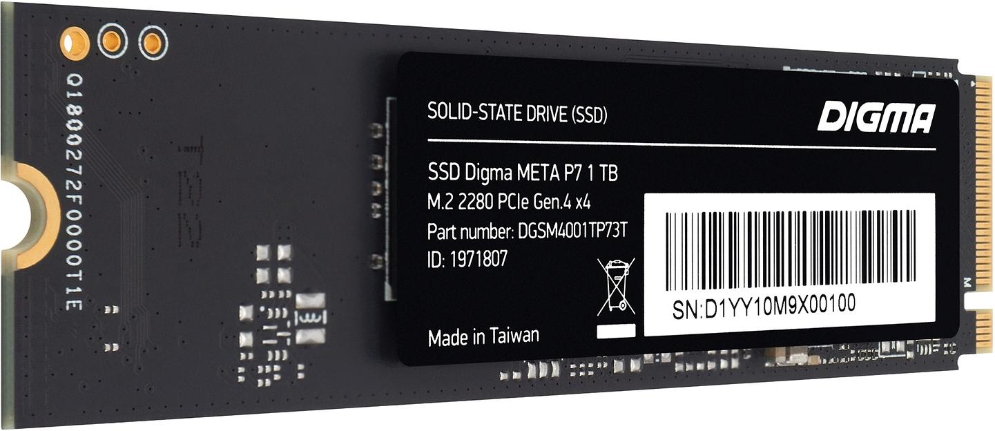 Накопитель SSD Digma PCIe 3.0 x4 1TB DGSM3001TP53T Mega P5 M.2 2280 фото 7