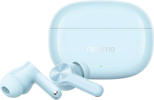 Гарнитура внутриканальные Realme Buds T200x синий беспроводные bluetooth в ушной раковине (6941764467675) фото 1