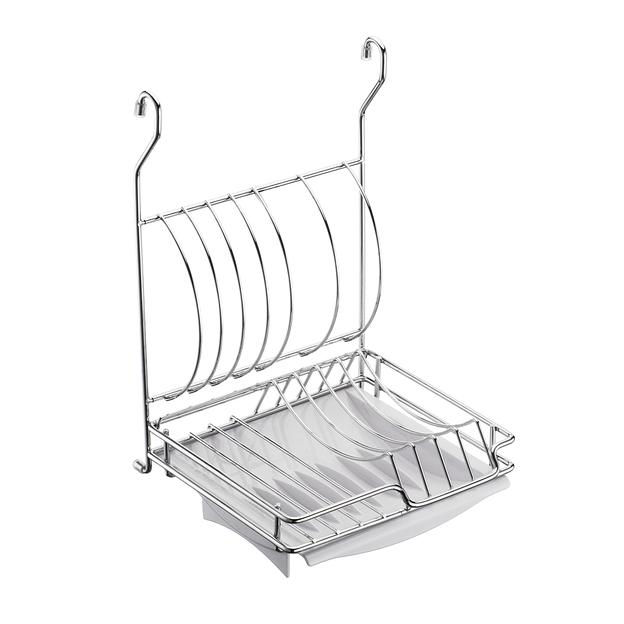 Сушка для посуды навесная малая (255х264х382мм), хром фото 1