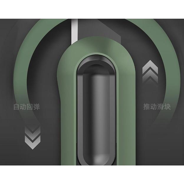 Нож Deli Набор технических ножей "Home Series Green" Deli HT4003L (ножи 9мм+18мм+Т-образный), эксклюзивный дизайн, корпус из высококачественного софттач пластика фото 4