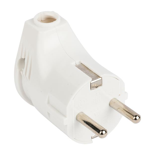 EKF AVY16-10 Вилка угловая с/з бел. 16А 250В EKF PROxima фото 1