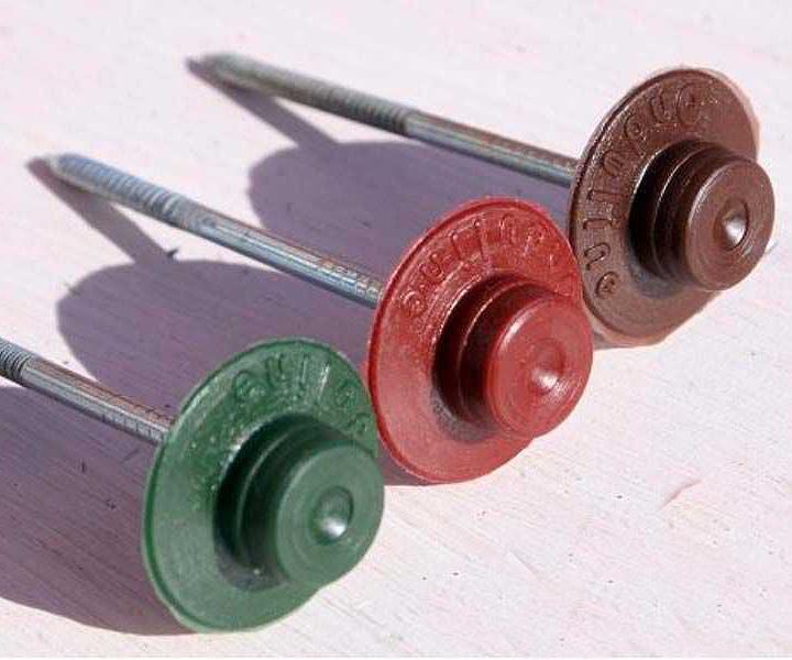 Гвозди «Ондулин» с литыми шляпками 100 шт опт фото 2